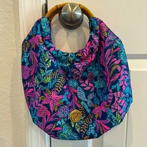 Lilly Pulitzer handbag Bamboo Handle